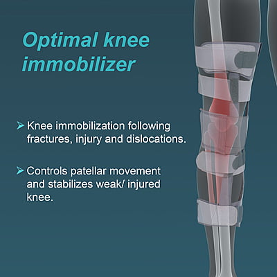 Tynor Knee Immobiliser Urbane 19″/48 CM D-42 Tynor Knee Immobiliser Urbane 19″/48 CM D-42