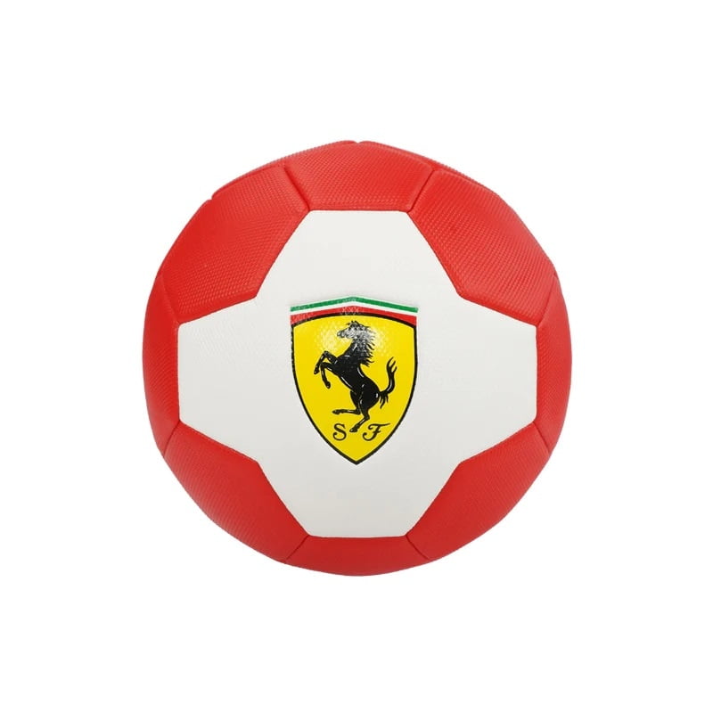 F661 Ferrari Machine Sewing Soccer Ball White-Red F661 Ferrari Machine Sewing Soccer Ball White-Red