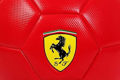 Ferrari Soccer Ball Size 5 Color Red F666 Ferrari Soccer Ball Size 5 Color Red F666