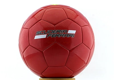 Ferrari Laminated Soccer Ball Size 5 Red F665